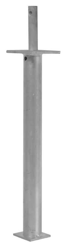 Pfostenträger Typ I mit Rohrdolle feuerverzinkt - 500 mm