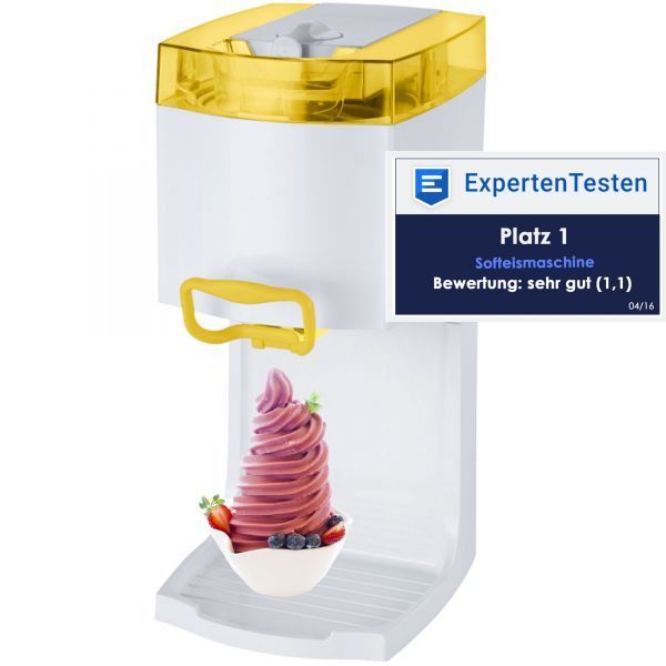 Softeismaschine Eismaschine Frozen Joghurt Maschine 4in1 gelb