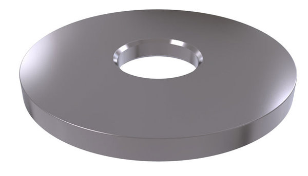 500 Stück flache Scheiben ISO 7092 - blank - 200 HV - 18 mm (19 x 30 x 3)