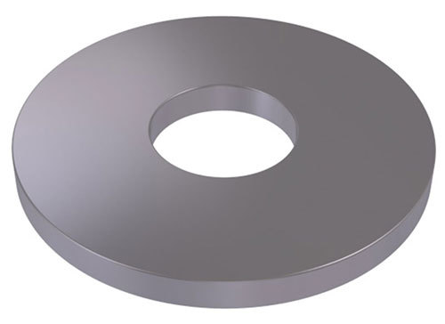 500 Stück flache Scheiben ISO 7093 - blank - 200 HV - 8 mm
