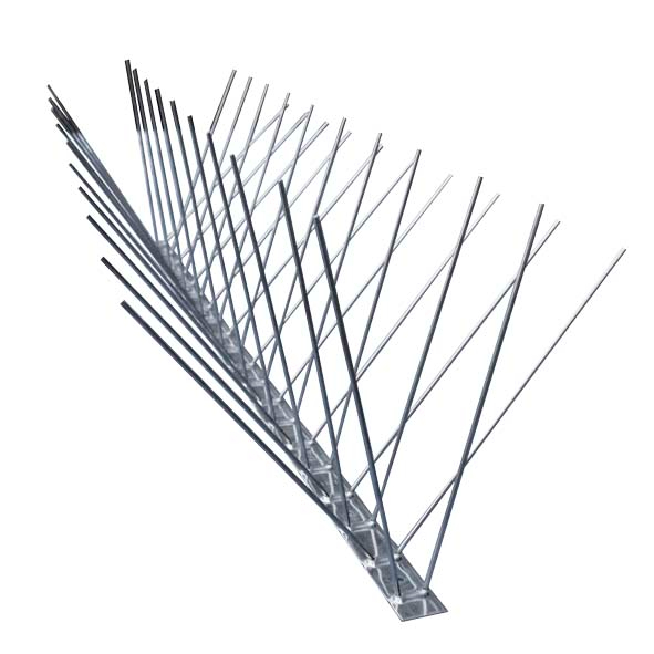 25 Stück a 1 Meter rostfreie Vogelabwehrspikes - Breite: 60 mm/Spikelänge: 100-110 mm - Vogelabwehr